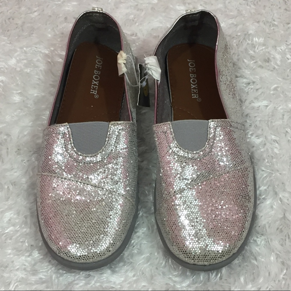 JOE BOXER Glitter Slip on Shoes Size 5